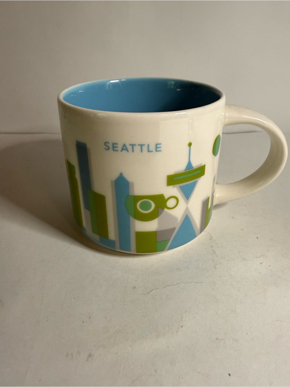 Starbucks Seattle You Are Here Series Collection 14oz Coffee Tea Mug Cup YAH